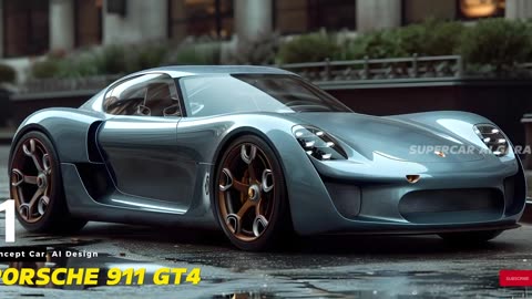 Porsche 911 GT4 Concept Car, AI Design