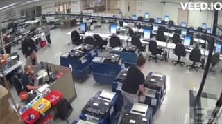 New *video evidence* of Maricopa election officials illegally breaking into sealed