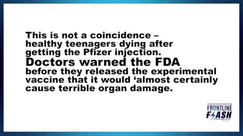 Frontline Flash™ Daily Dose: ‘769 Athletes Collapse...In 1 Year’ with Dr. Peterson Pierre