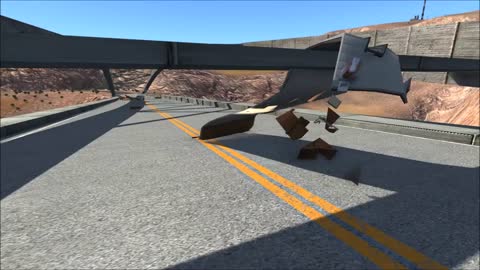 Low Clearance Crashes | BeamNG.drive