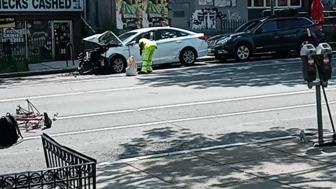 Bike accident. In Northwest, Washington DC.