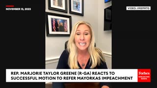 Marjorie Taylor Greene Reacts To 8 Republicans Helping Stop Mayorkas Impeachment Attempt