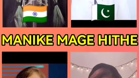 Manike Mage Hithe _ Battle By - Sofia Kaif, Simrin Lubaba, Yohani & Aish _ මැණිකේ මගේ හිතේ