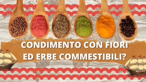 Combinazioni di condimento con fiori ed erbe commestibili