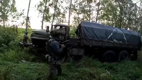 Ambush of the sabotage group on the Ruzzian URAL near the village of Sereda.