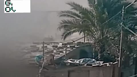 Hamas video shows a fierce combat between Israeli forces and Gaza residents.