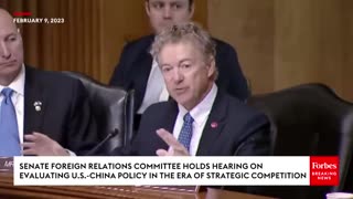 Rand Paul Directly Confronts Top Biden Official On Funding Virus Studies In China