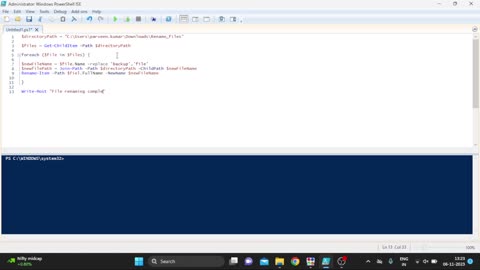 PowerShell Script for Bulk File Name Replacement