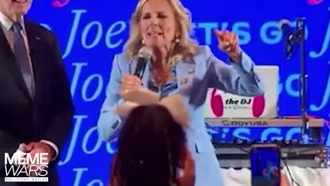 Jill Biden yells at a cat over Trump's election fraud claims (Parody)