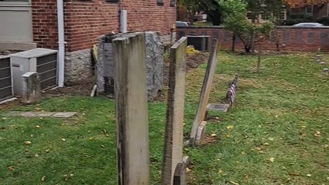 1776 and 1812 Veteran gravesites in Worthington, Ohio 10/28/23