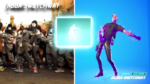 Fortnite Dances in REAL LIFE 100 SYNCED! (Get Griddy, TikTok Dances, Icon Emotes More)