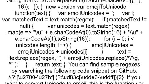 How do I convert Unicode to emoji in JavaScript