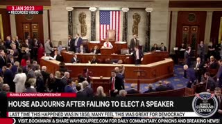 House Adjourns After Failing To Elect A Speaker On The Third Ballot