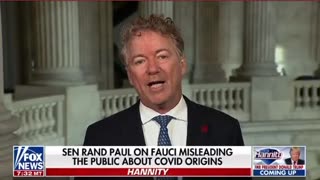 Rand Paul UNLEASHES On Dr. Fauci -- 'I Am 100 Percent Confident Fauci Lied To Us'