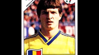 PANINI STICKERS ROMANIA TEAM WORLD CUP 1990