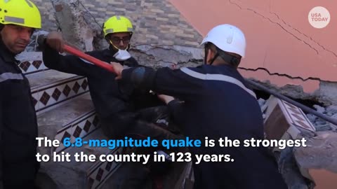 Morocco earthquake: Rescuers dig through rubble for survivors USA TODAY