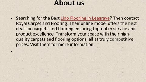Best Lino Flooring in Leagrave.