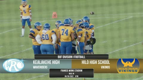 9/30/2022 Varsity Football vs Kealakehe