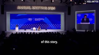 Argentina President Javier Milei Roars ‘Long Live Freedom’ In His Closing Remarks at Davos 2024