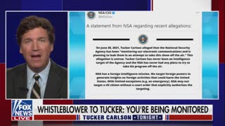 Biden's NSA Will NOT DENY Spying on Tucker Carlson