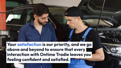 Welcome to Ontime Tradie