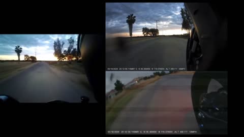 128MPH GPS!- Sunset Ride Exeter, California USA 05-18-24 #mt09 #559