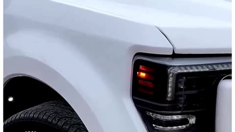 A Glimpse into Elegance: Custom Ford F350 Dually in Classic White