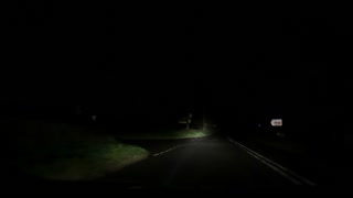 Night driving in Dartmoor Go pro speed lapse