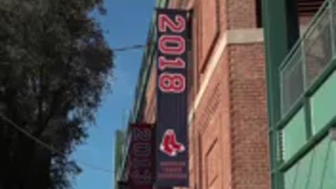 Fenway Park Gets Its Newest Banner After Red Sox Make World Series