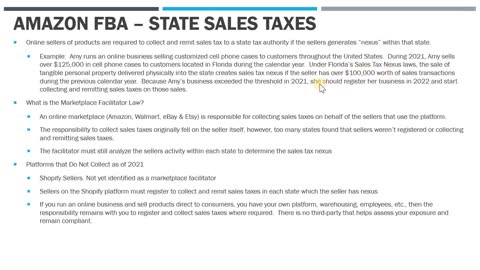Amazon FBA Sales Tax Collections - Who is Responsible?