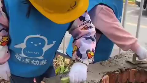 Labor lessons in a Chinese kindergarten