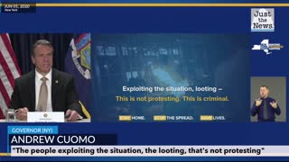 Andrew Cuomo - I stand with the protesters