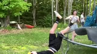 Trampoline Springs Fail Spectacularly