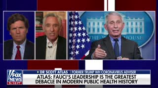 Trump WH Coronavirus Adviser Dr. Scott Atlas reacts to Fauci announcing his retirement