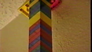 Toddler Destroys Two-Story Tall Lego Structure