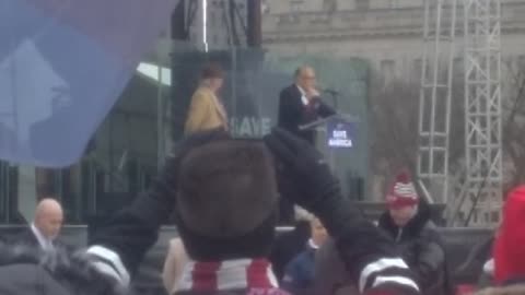 Rudy Giuliani speech at the save america rally in washington DC January 6th