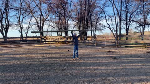 No gym needed when you live on a farm.