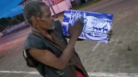 Amazing street artist from suriname