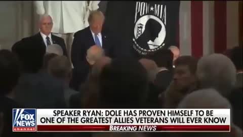 Bob Dole Puts The NFL To Shame While Receiving Congressional Gold Medal