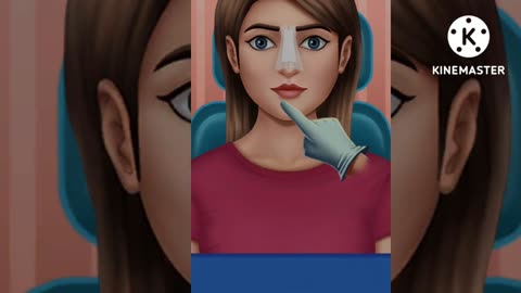 Nose operation in 3D animation videos