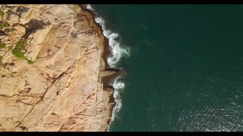 Ocean Stock Footage Drone Aerial View