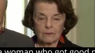 Dianne Feinstein is Sad