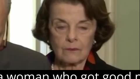 Dianne Feinstein is Sad