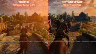 The Witcher 3 PS4 vs PS5 Next Gen Update