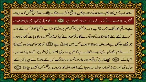 40.40 SURAH GHAFIR_MOMIN JUST URDU TRANSLATION WITH TEXT FATEH MUHAMMAD JALANDRI HD