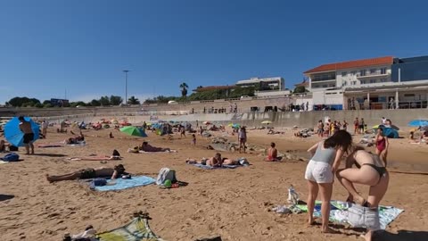 Barcelona beach video// you must See 😀//Walk beach
