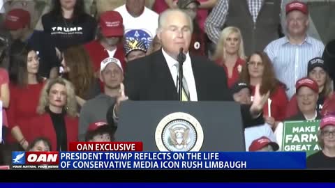 President Trump reflects on life of conservative media icon Rush Limbaugh