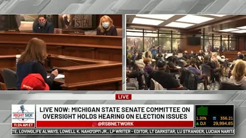 Witness #4 testifies at Michigan House Oversight Committee hearing on 2020 Election. Dec. 2, 2020.