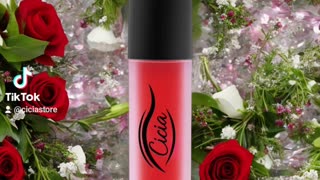 Cicia Premium Red Lip Oil - Cherry Moisturizing and Nourishing Glossy Finish | Lip Care Treatment