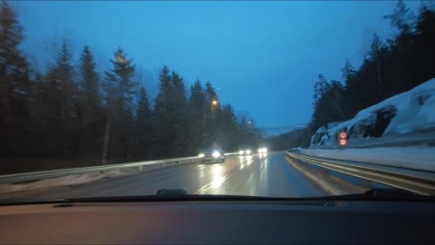 DRIVETHROUGH BEAUTIFUL LANDESCAPE OF #NORWAY #DRAMMEN - 4K NATURE